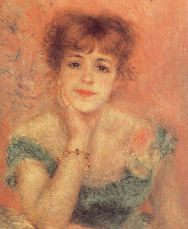 Pierre-Auguste Renoir Portrait of t he Actress Jeanne Samary china oil painting image